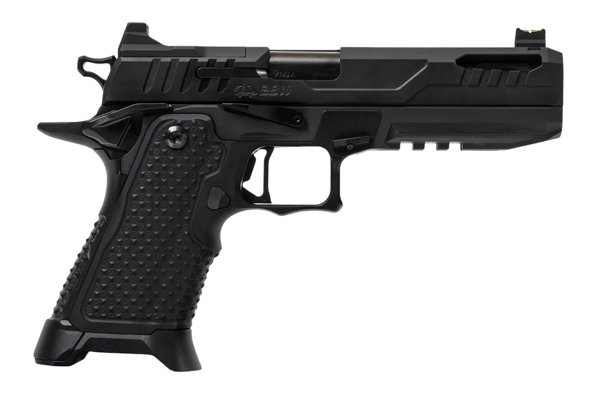 OA Defense 2311 Pro Elite Full Size 9mm Luger 21+1 5in Black DLC Steel Opti