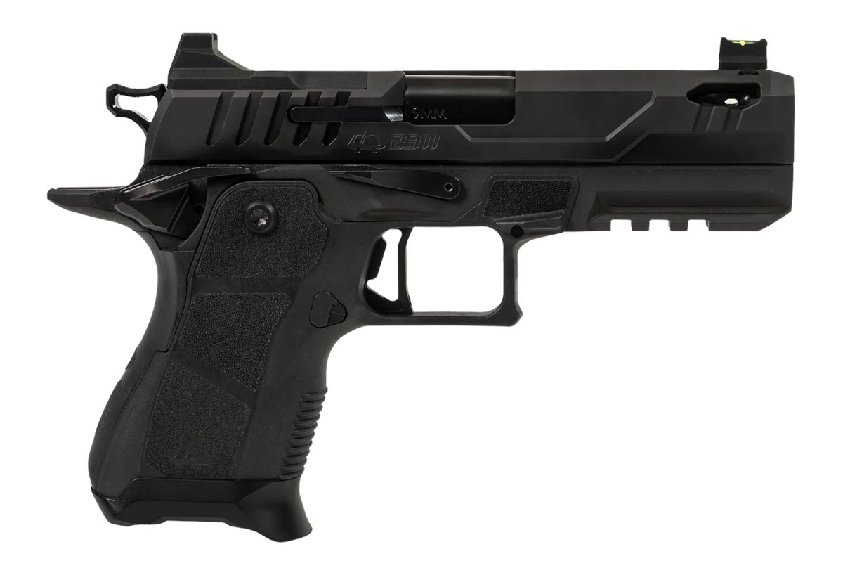 OA Defense 2311 Pro Compact 9mm Luger 15+1 4.25in Ported Barrel, DLC Black