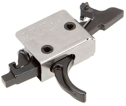 CMC Triggers 92502 Drop-In Two-Stage Curved w/ 2 lbs Draw Weight Black/Silv view 2