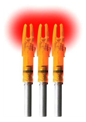 LUMENOK LIGHTED NOCK GT-SERIES HD ORANGE 3PK