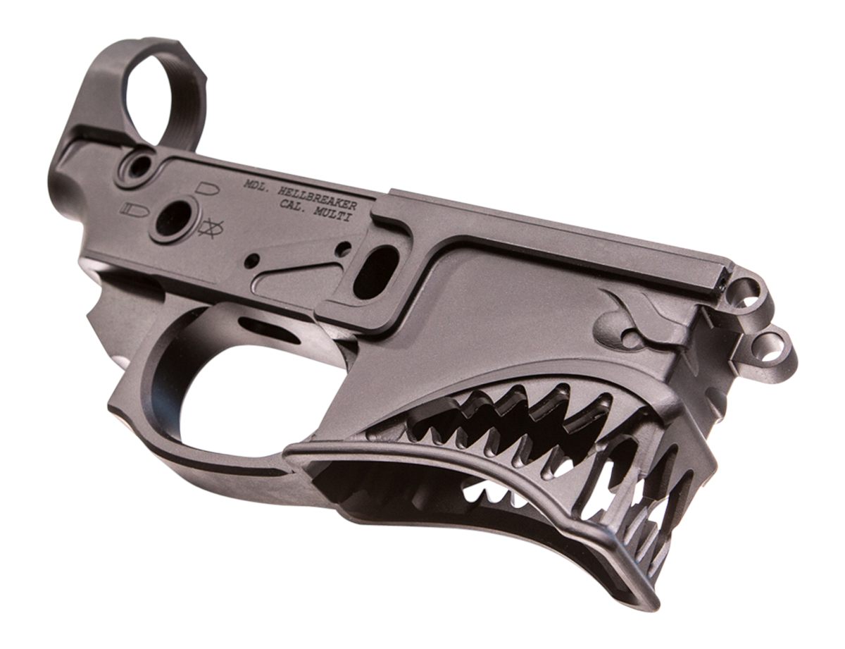 Sharps Bros SBLR01 Hellbreaker Stripped Lower Multi-Caliber Black Anodized