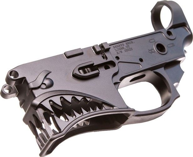 Sharps Bros SBLR01 Hellbreaker Stripped Lower Multi-Caliber Black Anodized view 2