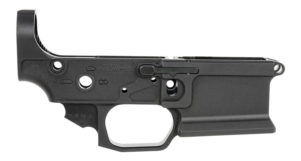 Sharps Bros SBLR08F Livewire Stripped Lower Multi-Caliber 7075-T6 Aluminum