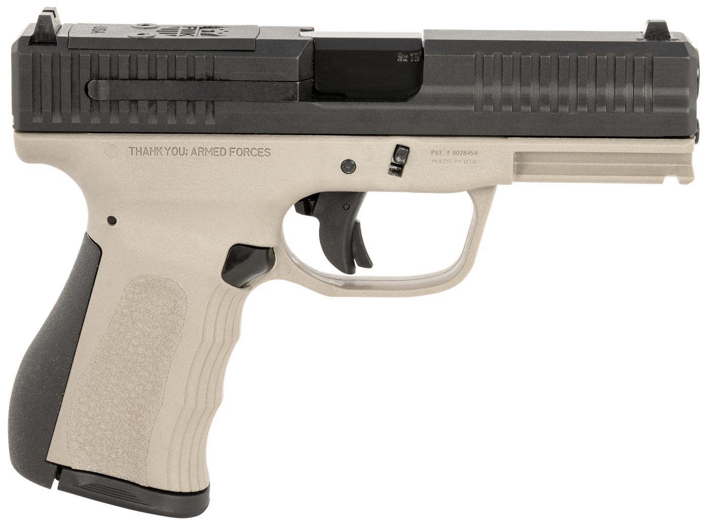 BLS Supply FMK G3 9mm Luger 14+1 4in Stainless Steel Barrel, Black Optic Cu