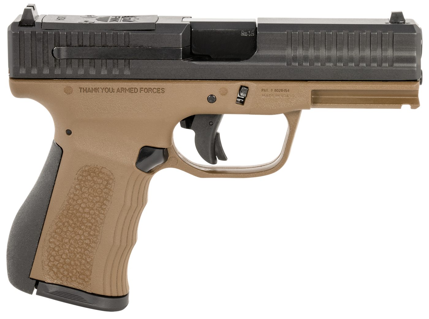 FMK Firearms G3 9mm Luger 14+1 4in Stainless Steel Barrel, Black Optic Cut/