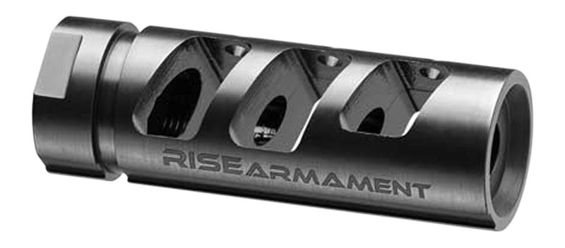 Rise Armament RA701223BLK Compensator Black Nitride 416R Stainless Steel wi