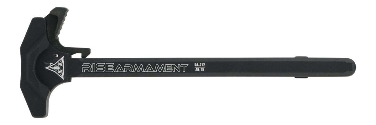 Rise Armament RA-212 Extended Latch AR-15 Rifle Charging Handle Black
