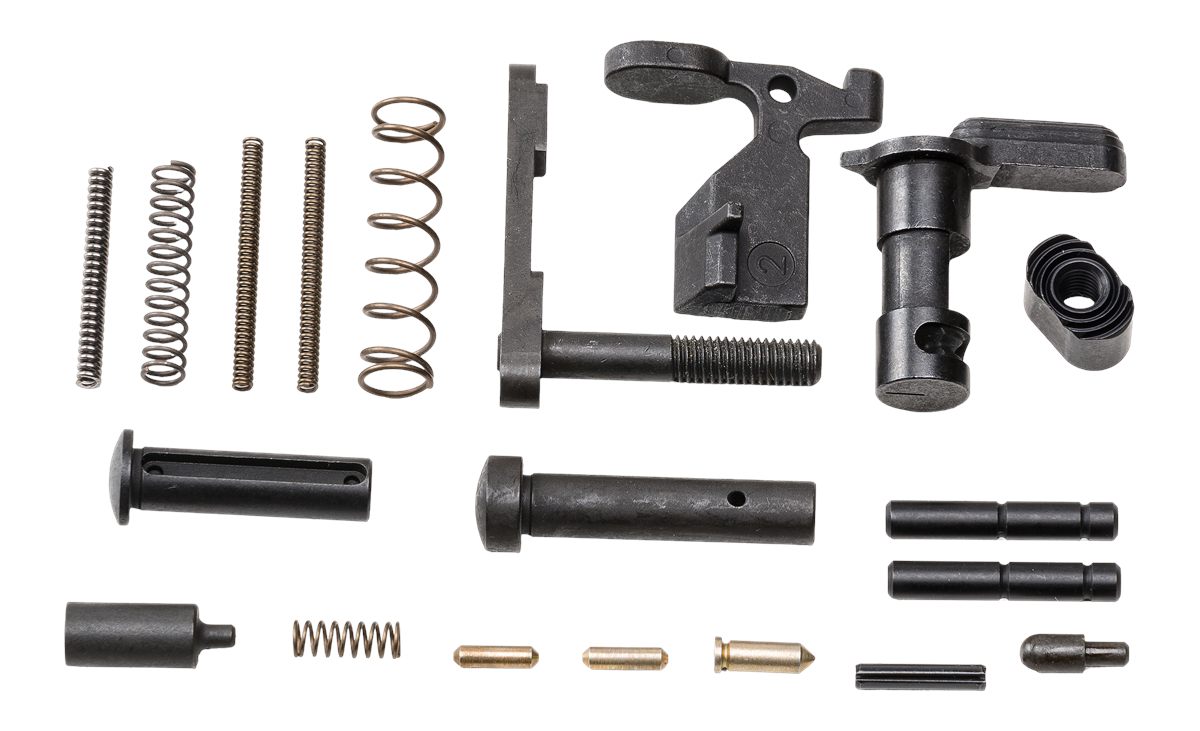 Rise Armament 12003 Lower Parts Kit (No Fire Control Group) Black for AR-15