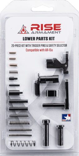 Rise Armament 12003 Lower Parts Kit (No Fire Control Group) Black for AR-15 view 2