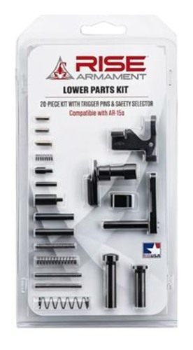Rise Armament 12003 Lower Parts Kit (No Fire Control Group) Black for AR-15 view 3
