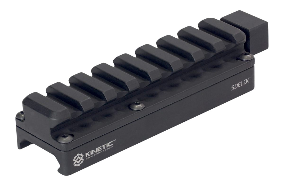 KDG Sidelok Universal Riser Long Black Mount - True Quick Detach, Return to
