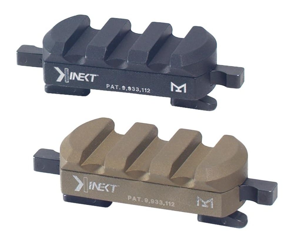 Kinetic Development Group KDG Kinect 3 Slot Mount for Picatinny Rail FDE