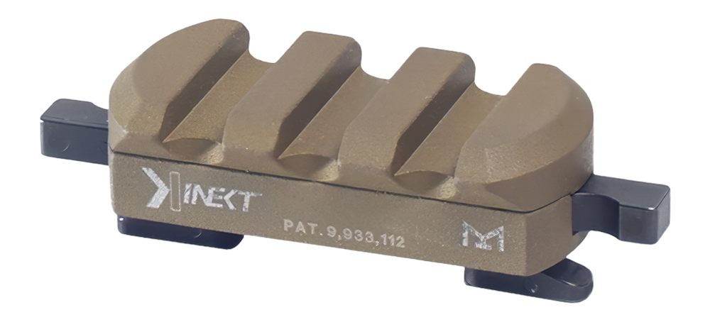 Kinetic Development Group KDG Kinect 3 Slot Mount for Picatinny Rail FDE view 2