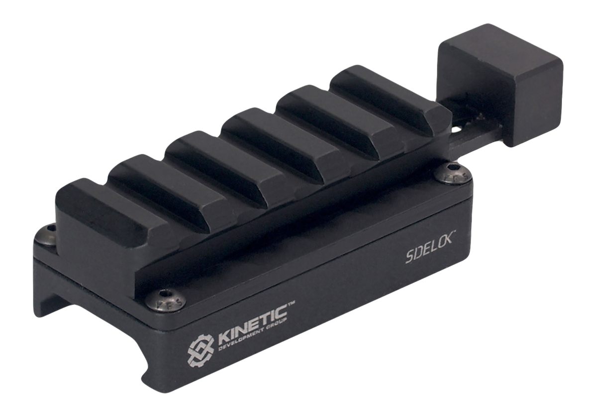 Kinetic Development Group SID5-050 Sidelock Universal Riser Short Black Alu