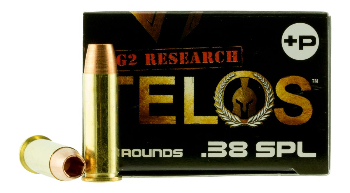 G2 Research G00618 Telos 38 Special+P 105gr Fracturing Copper Hollow Point