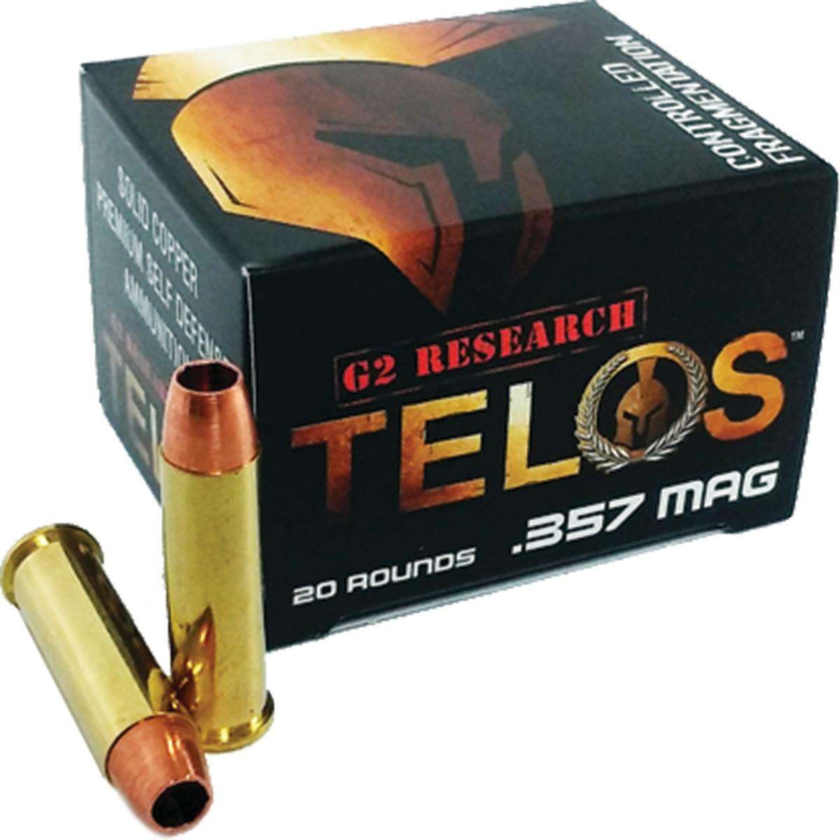 G2 Research Telos 357 MAG 20RD BOX 25 PER Case