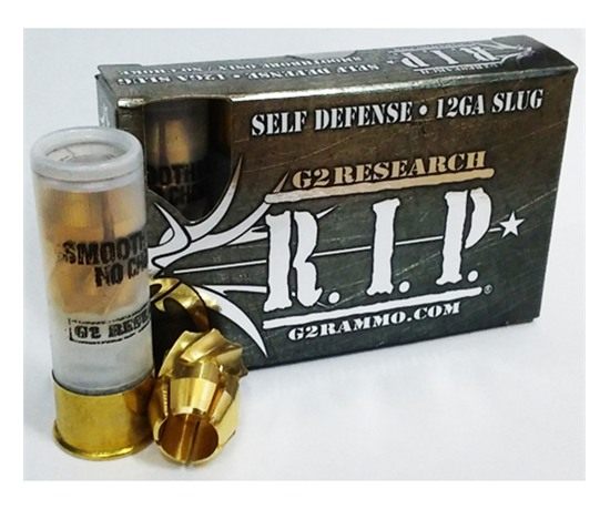 G2 Research R.I.P. Shotshells 12 Ga 2-3/4in 1430 fps Fragmenting Slug 5/ct