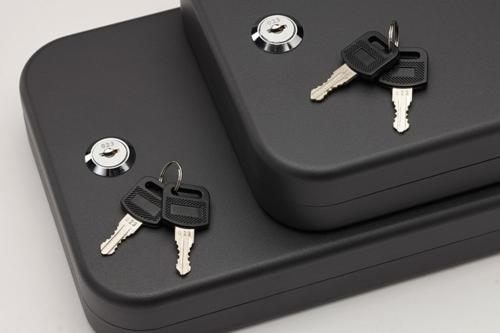 SnapSafe Portable Lock Box for Guns and Valuables, 2 Pack - Includes 2 Lock Boxes (Keyed Alike), 4 Keys and Patented Security Cable - an Ideal Car Gun Safe - XL, Black, 11.5 x 8.5 x 2.5 Inches view 3