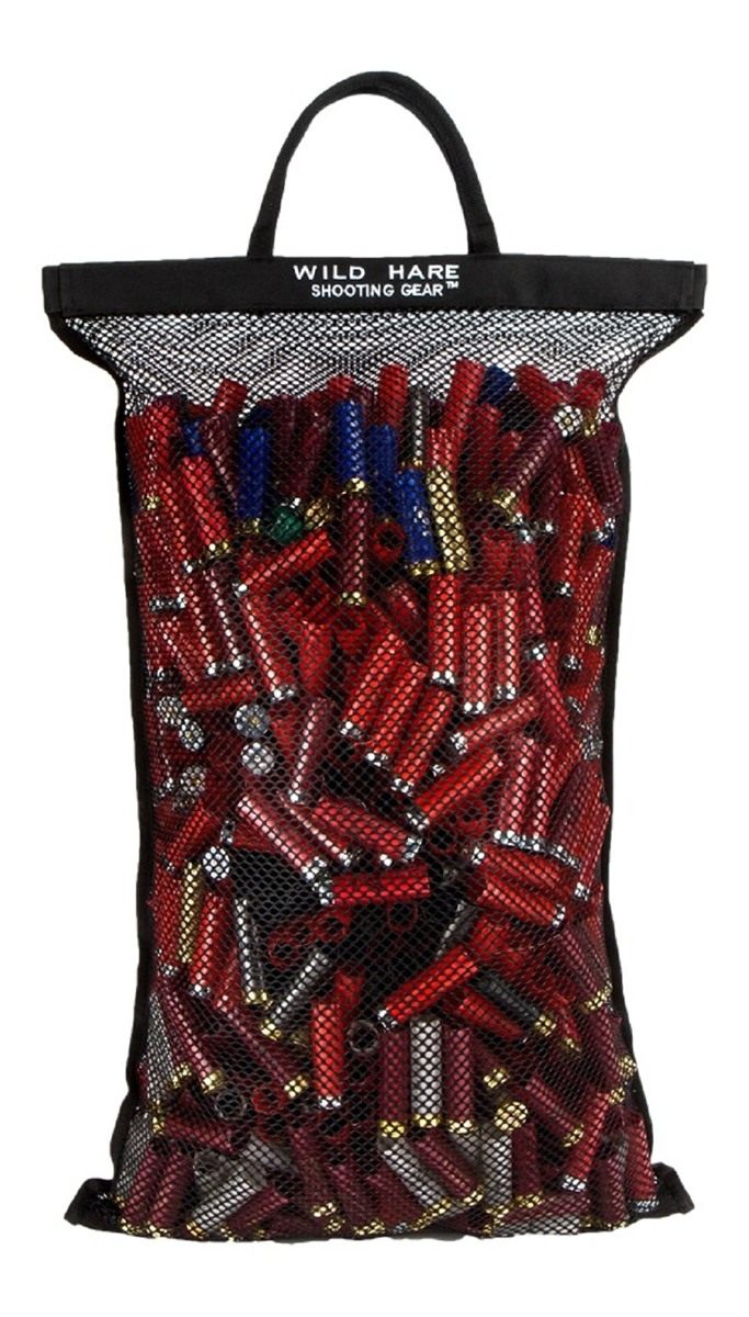 Wild Hare Shooting Gear Peregrine, Mesh Hull Hamper, Holds 400, Black 14in
