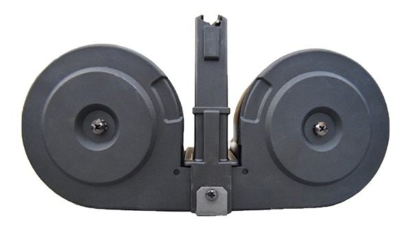 KCI USA AR-15 Gen 2 Rifle Drum Magazine .223 REM/5.56x45mm 100/rd Black view 2