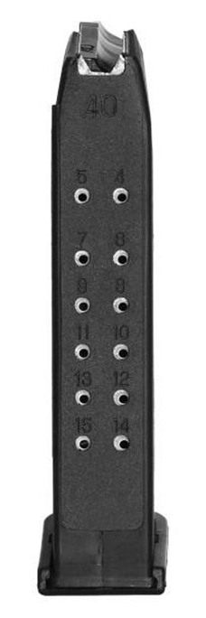 KCI USA 15rd 40 S W Compatible w/ Glock 22/23/24/27/35 Black Hardened Steel view 3