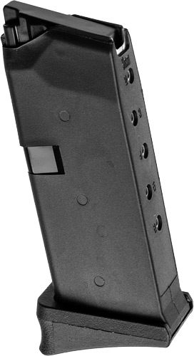 KCI USA Glock 43 Handgun Magazine 9mm Luger 6/rd Black with Grip Extender view 2