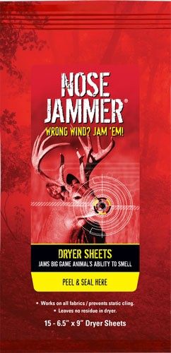 Nose Jammer Hunting Scent Control Dryer Sheets With Cover For Deer 15 Packa view 2