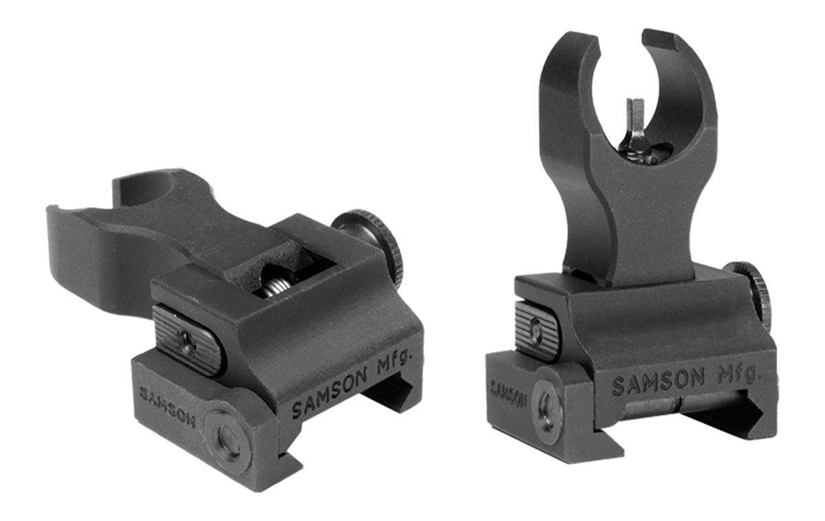 Samson Manufacturing Quick Flip Sights 1913 Rail, Black view 2