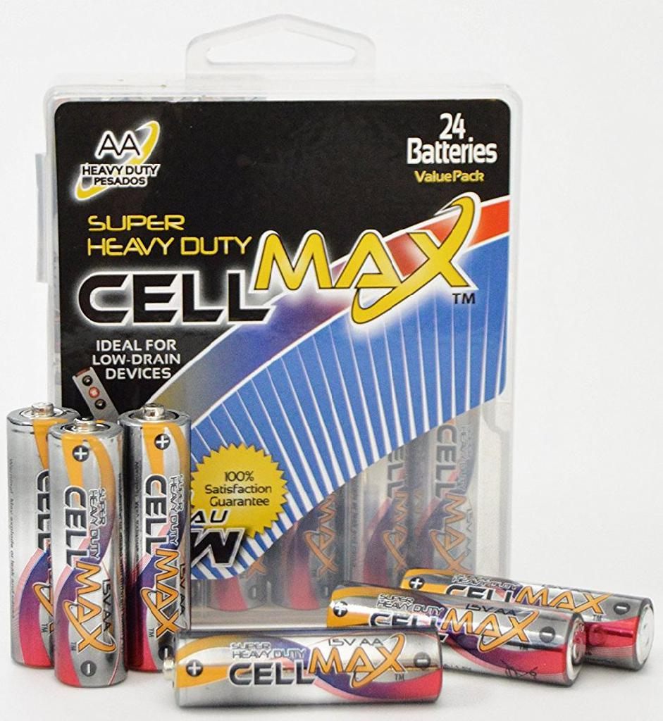 CellMax Max Long Lasting AA Super Heavy Duty 24 Hard Pack (CM-R6P-PBH24)