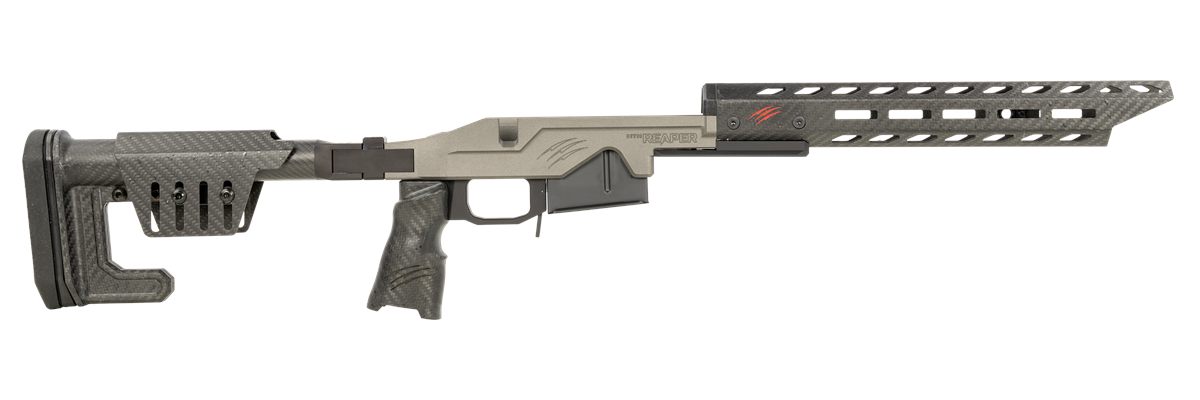 Fierce Firearms SACHSTU Chassis Kit Tungsten Gray Fits AR-15 Short Action