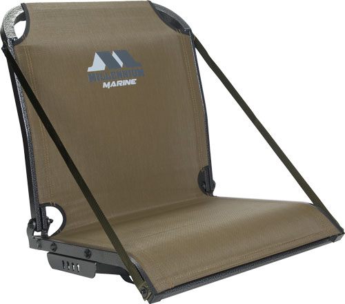 Millennium Outdoors B100 Boat Seat With Arm Rest Straps Green