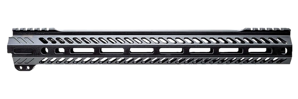 Angstadt Arms AA015HGMLT Ultra Light Handguard made of Aluminum with Black