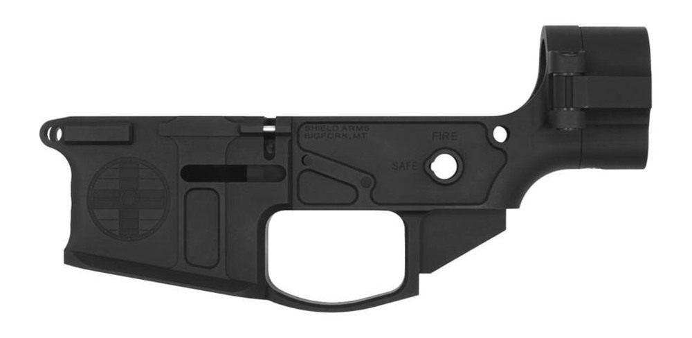 Shield Arms SA-15-SLU Stripped Lower Receiver Multi Aluminum Black Anodized view 2