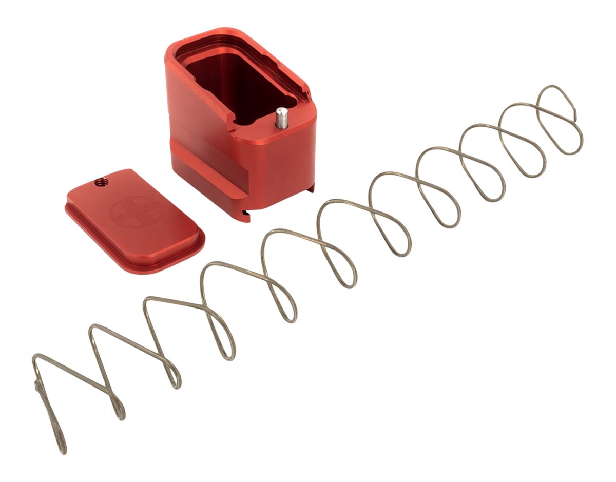 Shield Arms G19ME5RED Magazine Extension +5 Extended 9mm Luger/40 S W 5rd C