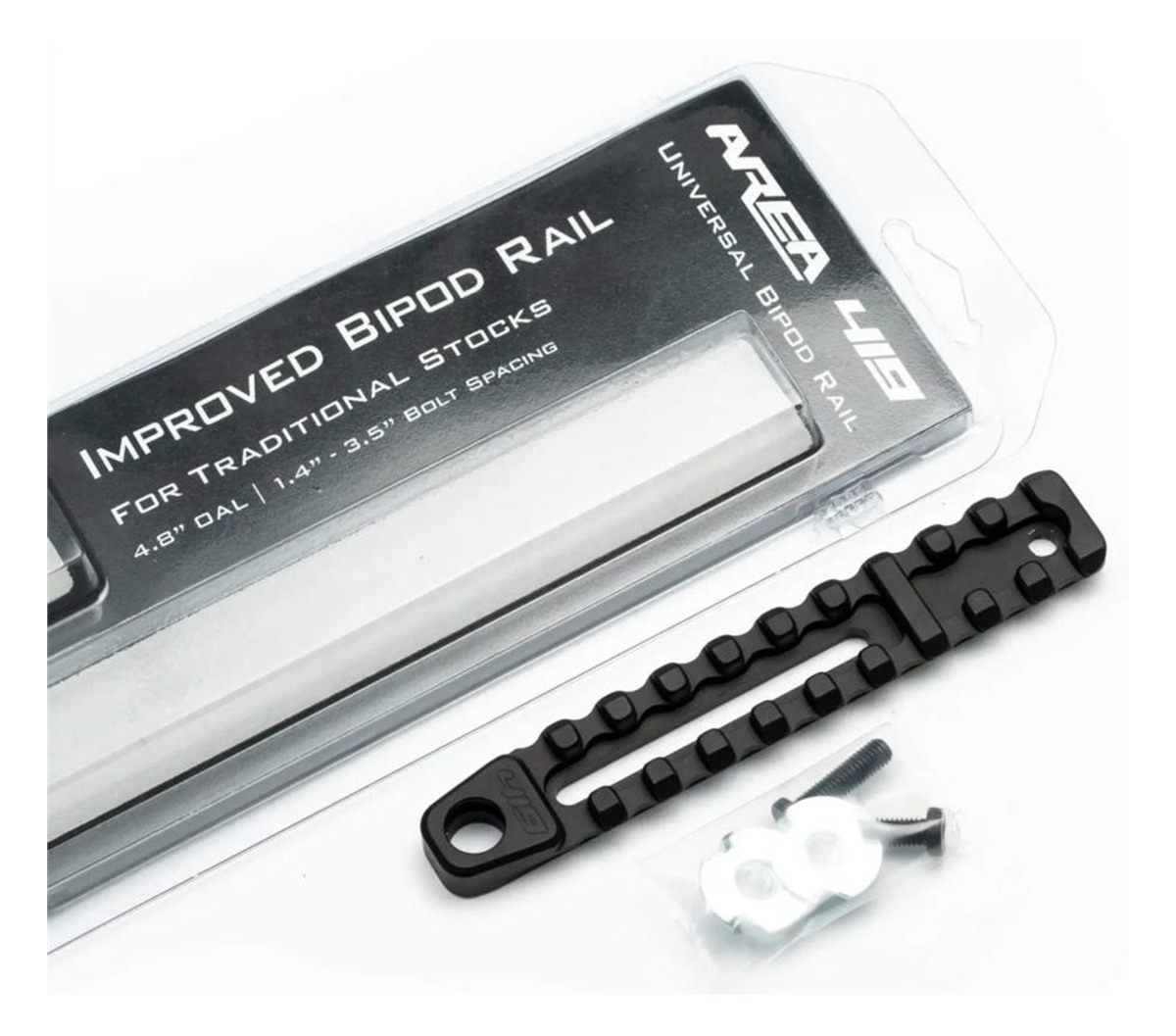 Area419 419 Improved Bipod Rail 4.8'' Long 10-Slot Snag-Free T-Nut Attachme view 2