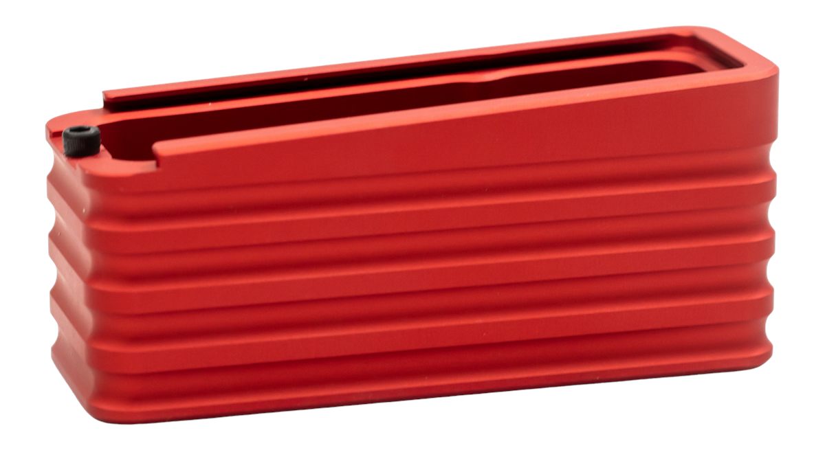 Area419 419 Universal SA Magazine Extension Red for ARC and AICS 4/rd view 2
