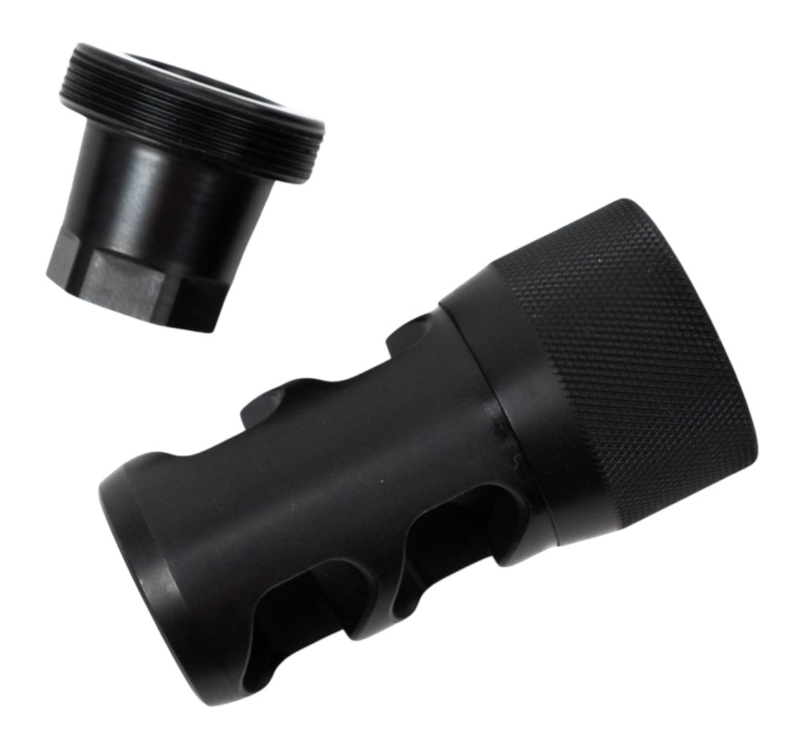 Area419 419 Hellfire 2P-Self Timing Muzzle Brake w/ Adapter 223/6mm 1/2-28