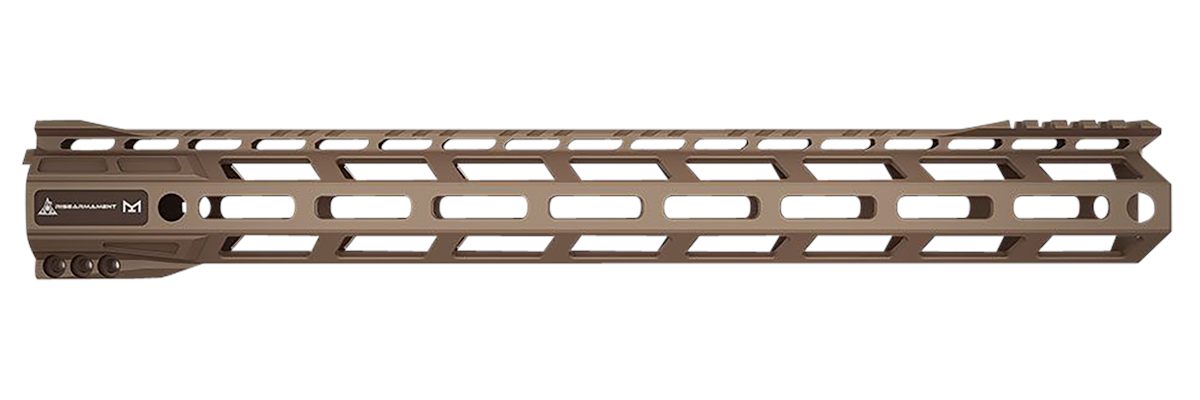 Rise Armament RA905135FDE RA-905 Handguard 13.50" 6061-T6 Aluminum Flat Dark Earth Cerakote with M-LOK & Picatinny Rail for AR-15