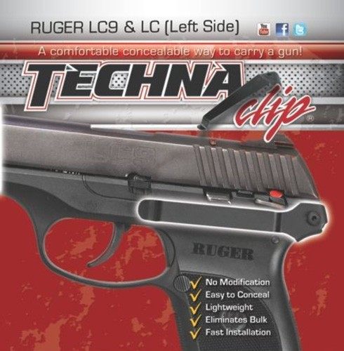 Techna Clips Handgun Retention Ruger LC9/LC380 Left