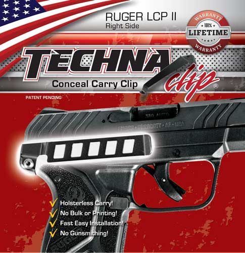 Techna Clips Handgun Retention Ruger LCP II Right Side
