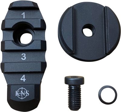 KNS Precision Stock ADAPTER W/FLANGE AR Buffer TO Picatinny Rail