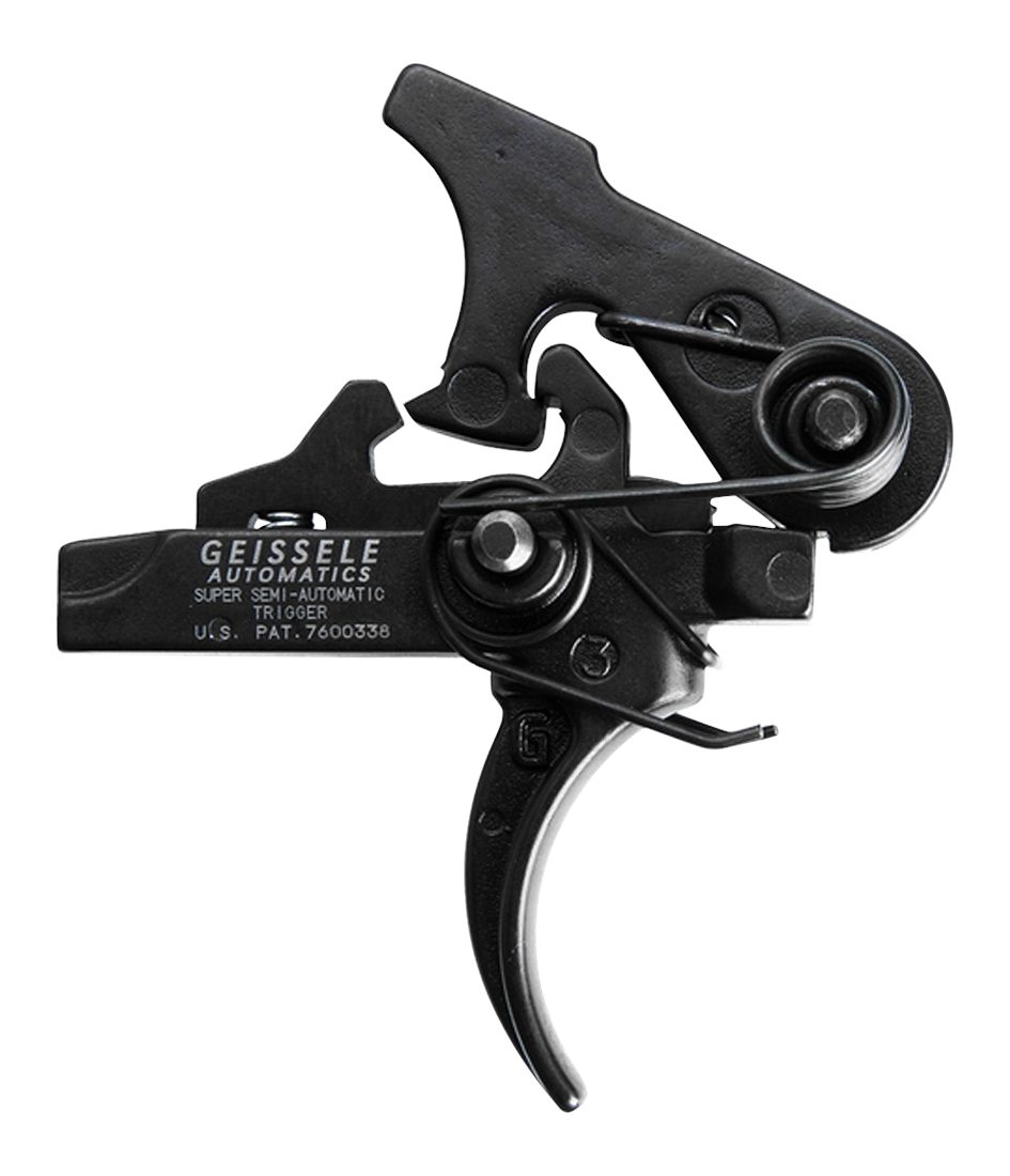 Geissele Automatics 05101 SSA Two-Stage Curved Trigger with 4.25-4.75 lbs D