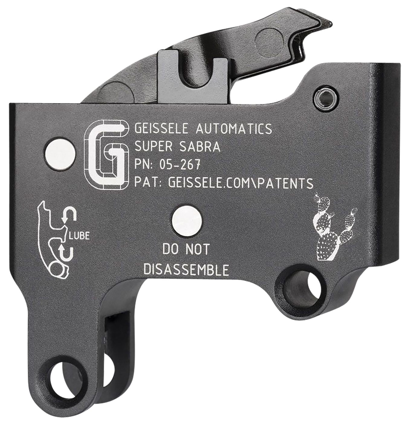 Geissele Automatics 05267 Super Sabra Trigger Pack Two-Stage Curved with 5.