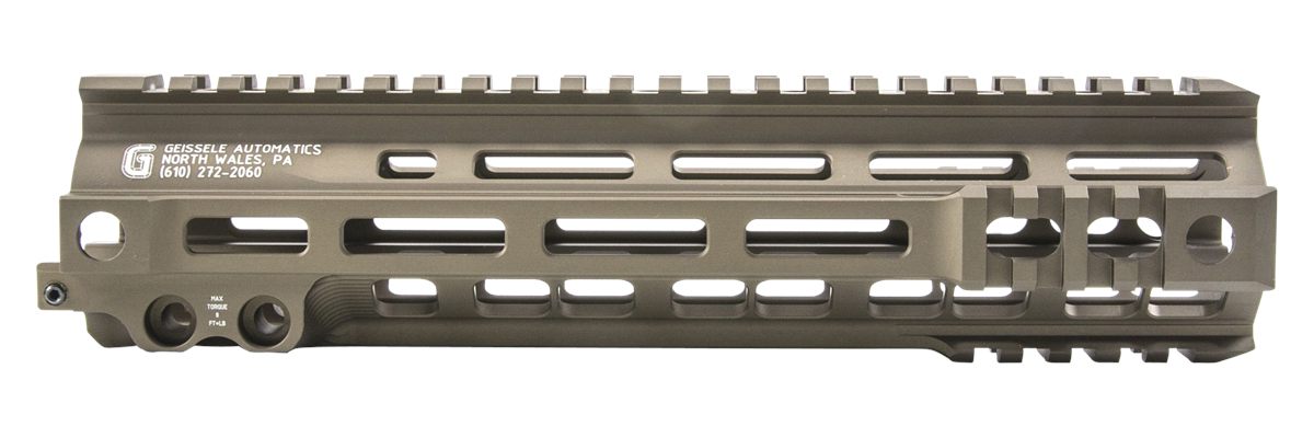 Geissele Automatics 05283S Super Modular Rail MK4 9.30in M-LOK, Desert Dirt