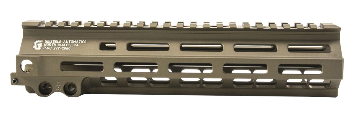 Geissele Automatics 05284S Super Modular Rail MK8 9.30in M-LOK, Desert Dirt