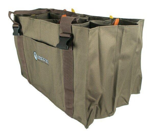Cupped Waterfowl 12 Slot Duck Decoy Bag, Camo Hunting with Individual for a view 2