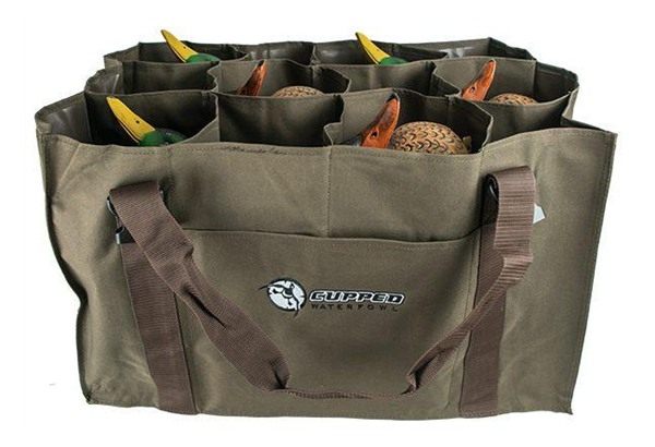 Cupped Waterfowl 12 Slot Duck Decoy Bag, Camo Hunting with Individual for a view 3