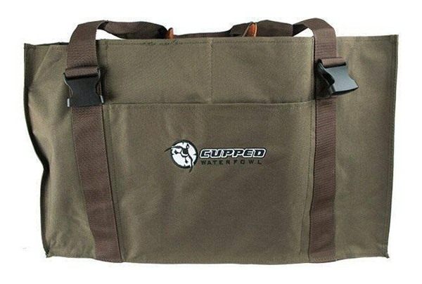 Cupped Waterfowl 12 Slot Duck Decoy Bag, Camo Hunting with Individual for a view 4