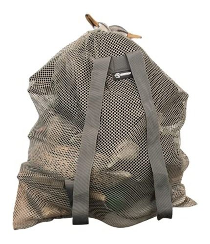 Cupped Waterfowl Large Mesh Bag, Durable Storage with Shoulder Straps Duck view 2