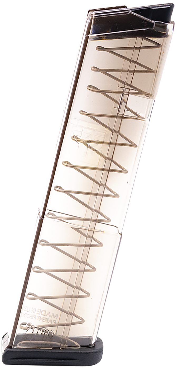 ETS Group GLK4312 Pistol Mags 12rd 9mm Luger Compatible w/ Glock 43 Clear P